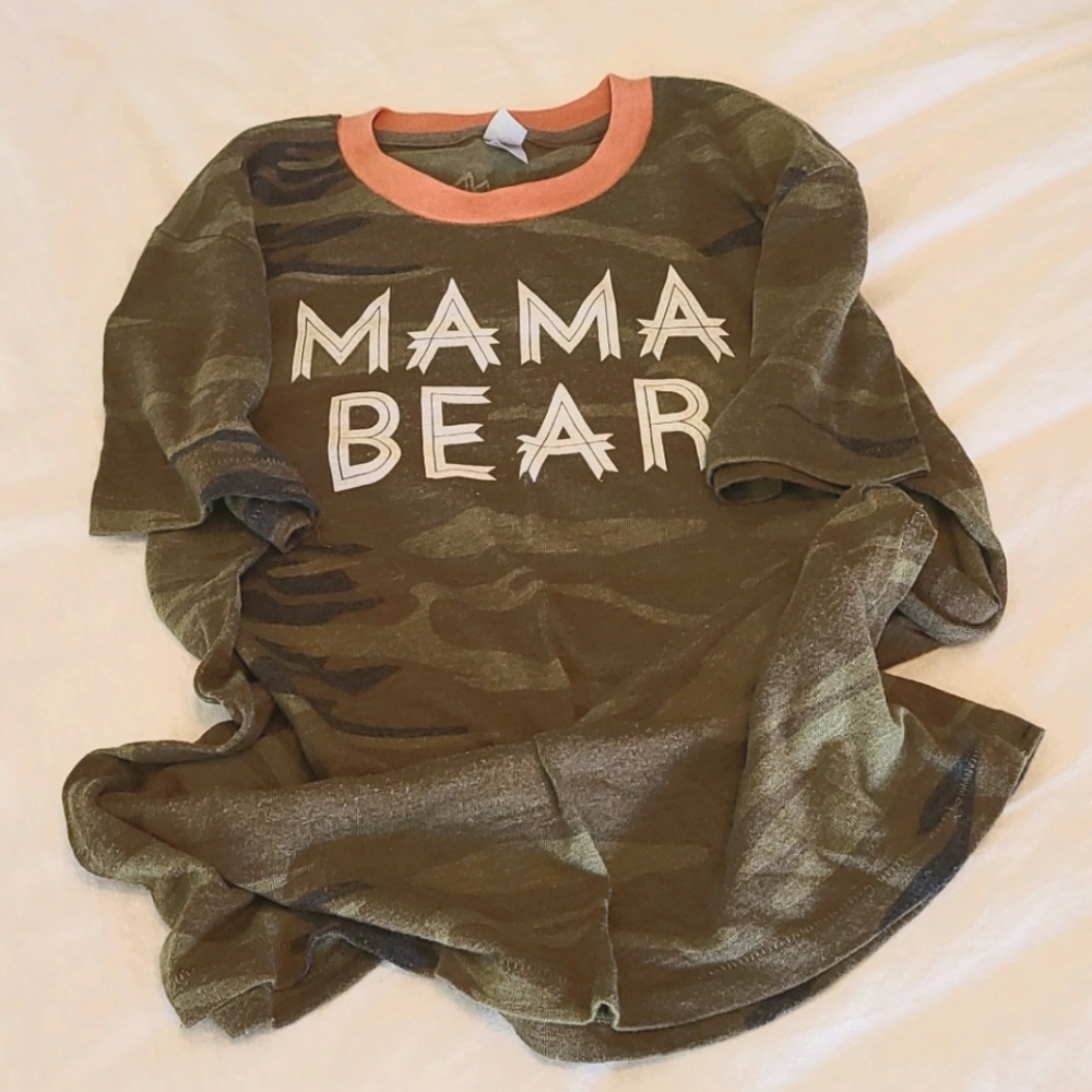 Mama Bear camo tshirt